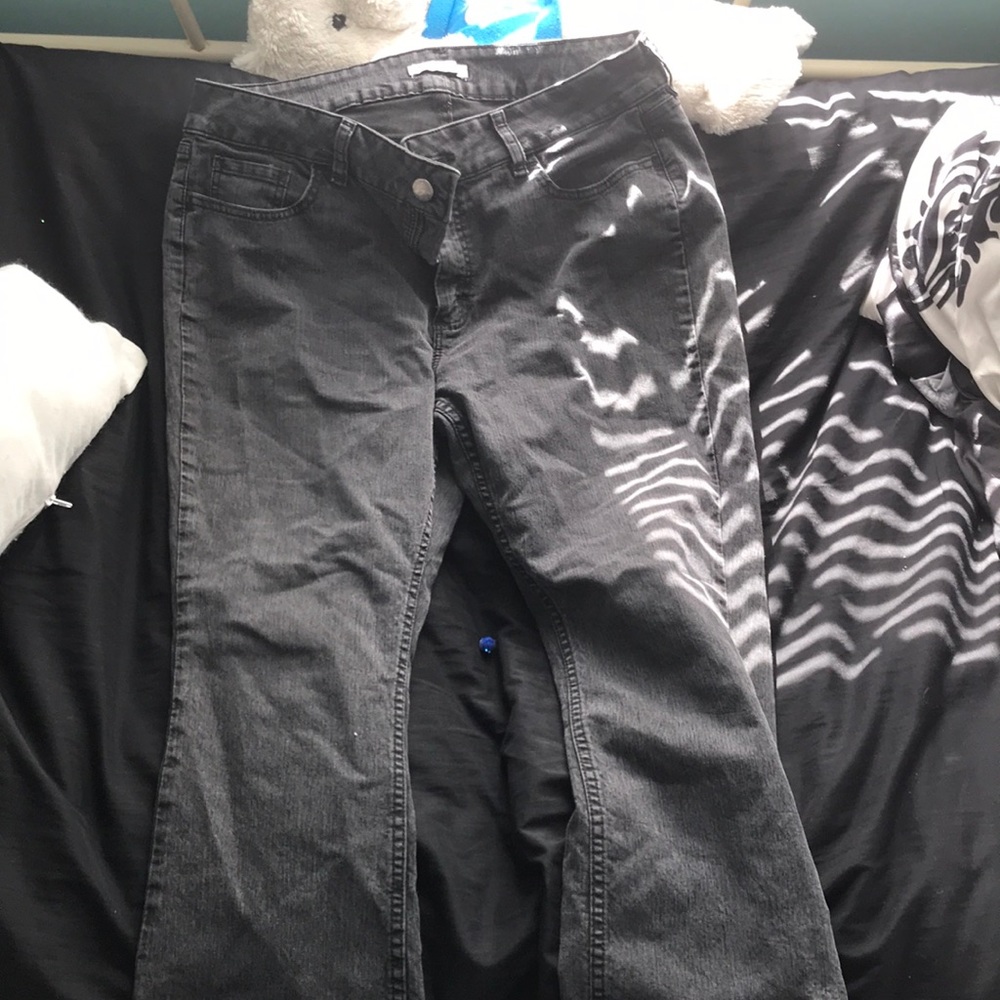 mid rise boot cut jeans